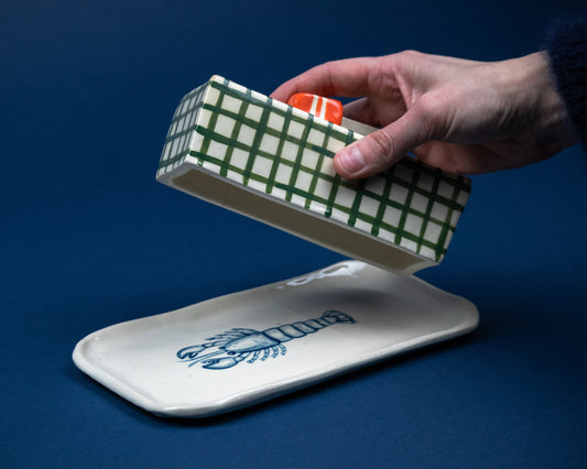 Lobster Trap Butter Dish