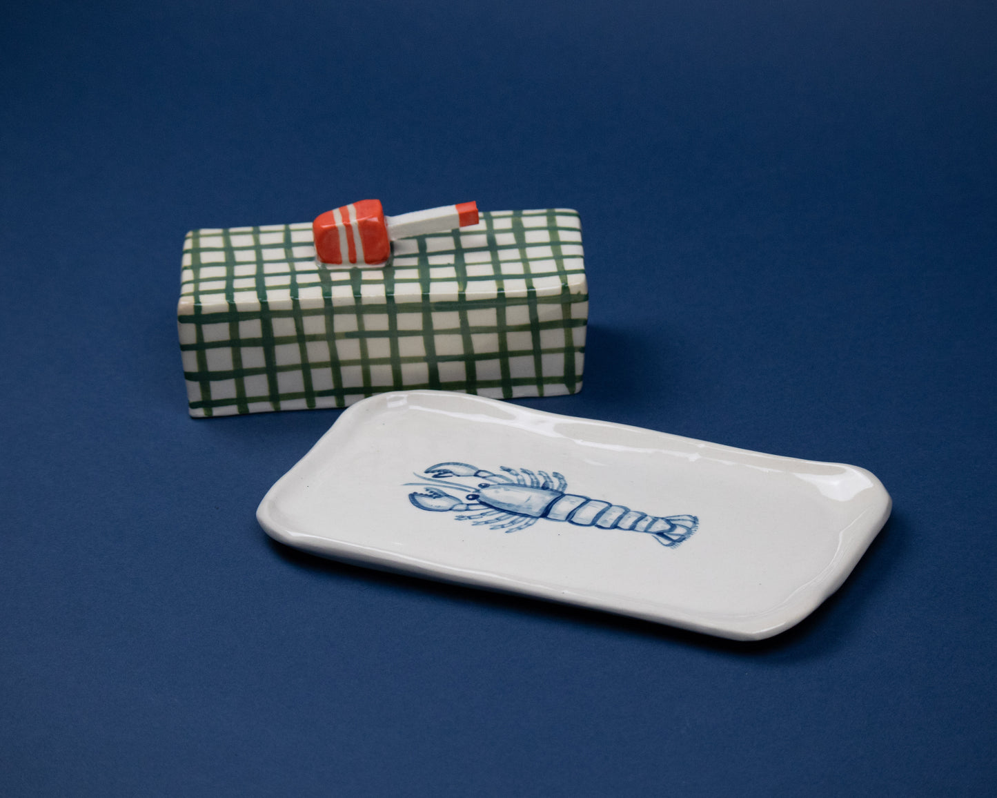 Lobster Trap Butter Dish