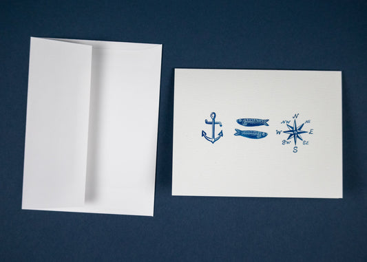 Nautical Symbols Card