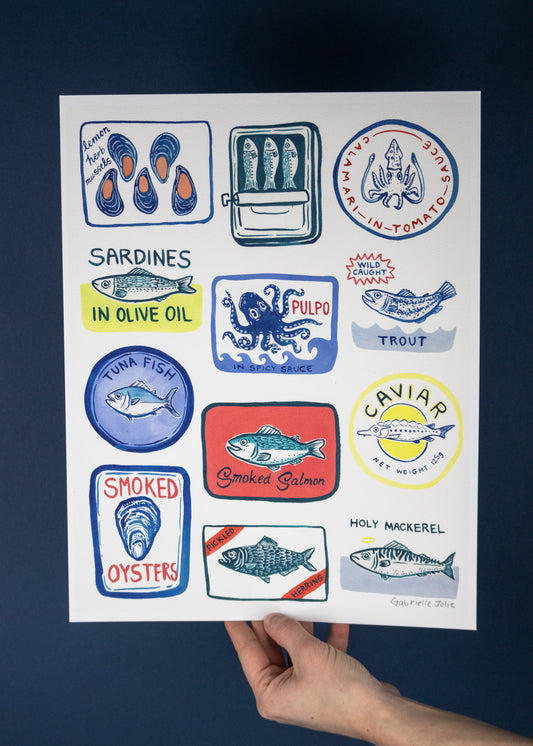 Tinned Fish Enthusiast Art Print