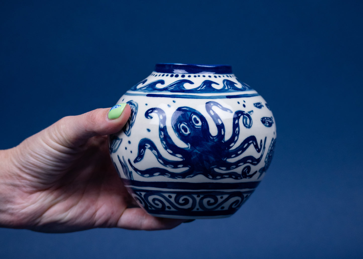 Sea Monster Vase