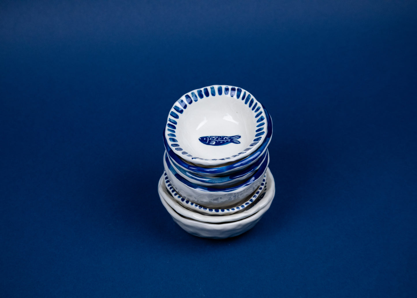 White Fish Trio Small Bowl