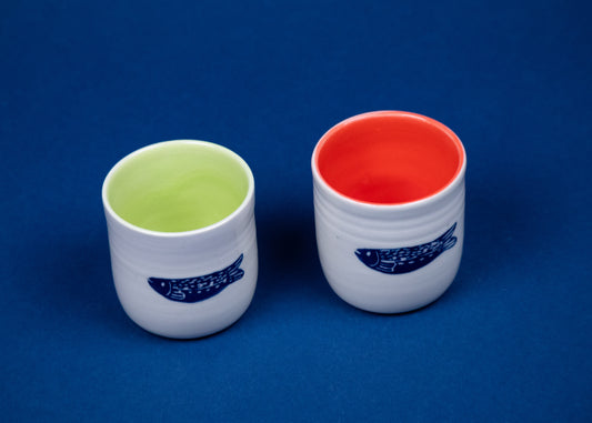 Ceramic Fishy Espresso Cup