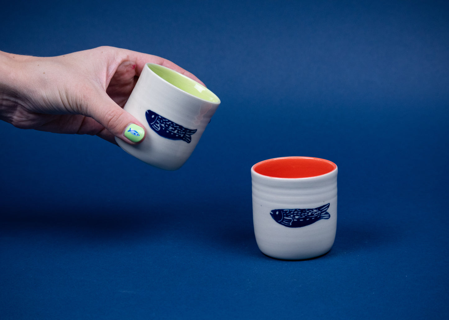 Ceramic Fishy Espresso Cup