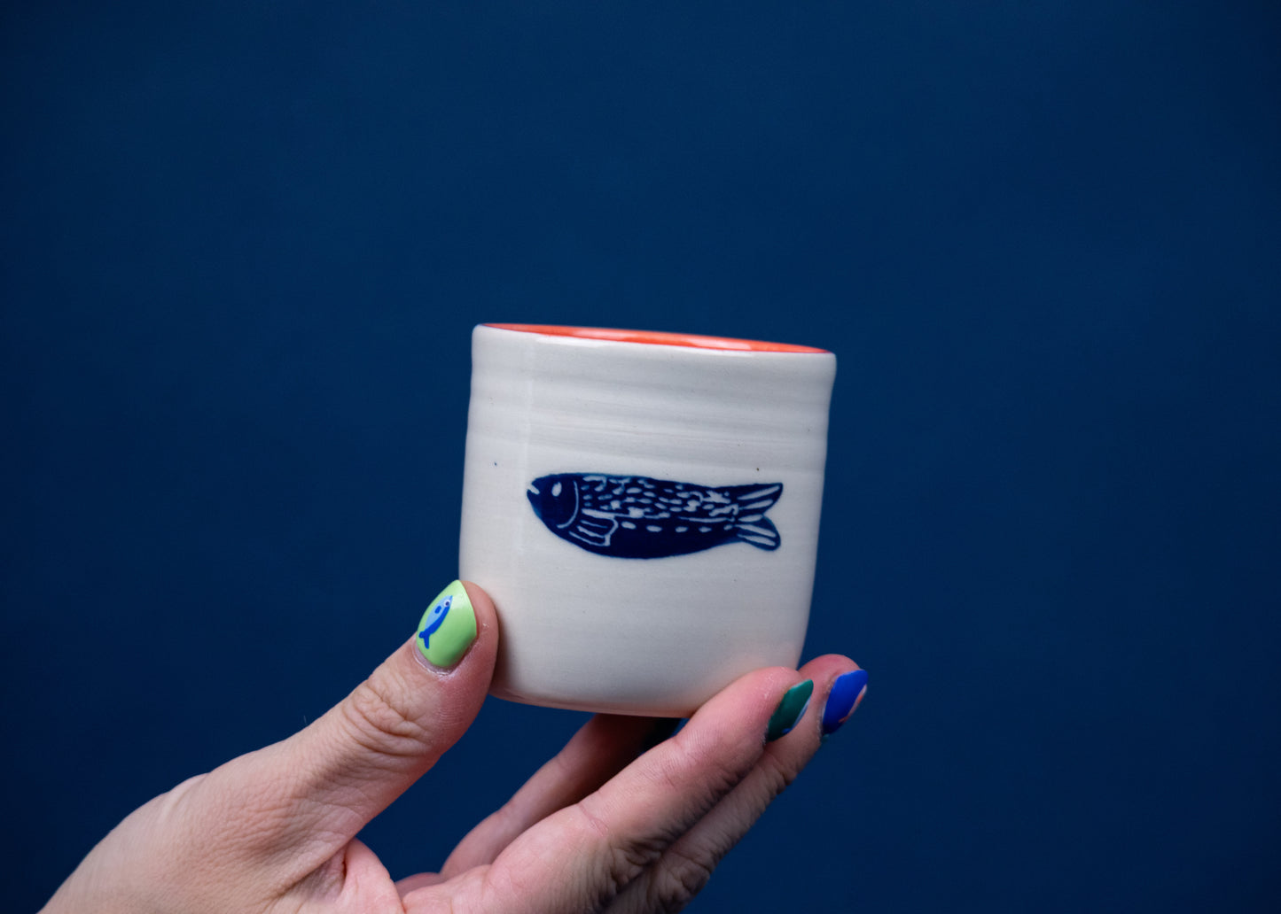 Ceramic Fishy Espresso Cup