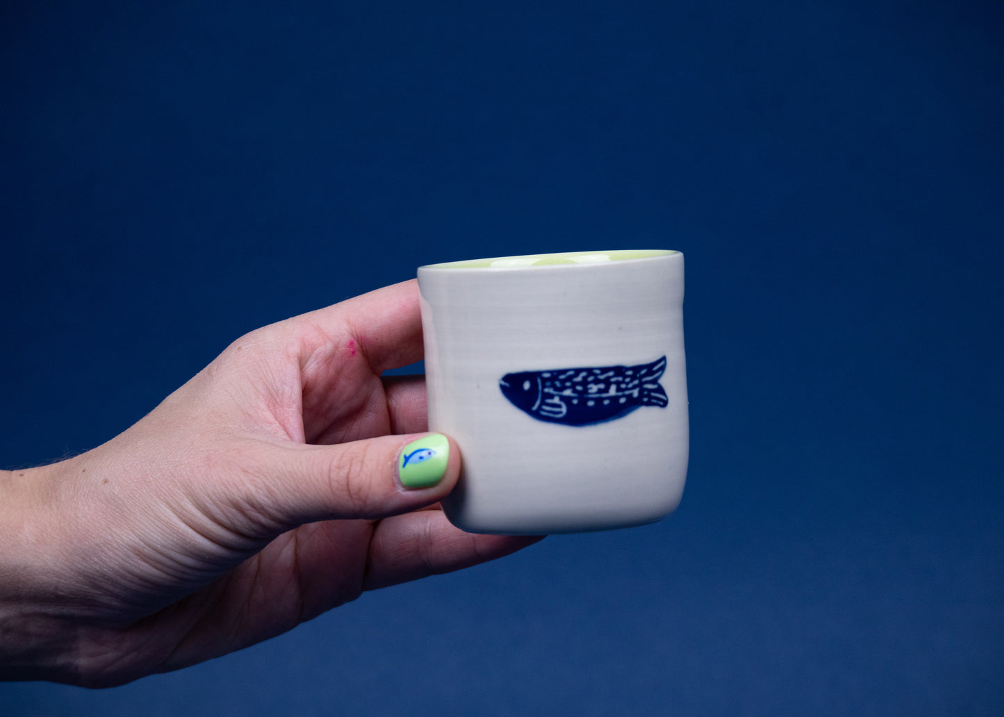 Ceramic Fishy Espresso Cup