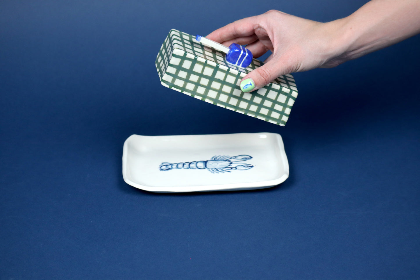Lobster Trap Butter Dish