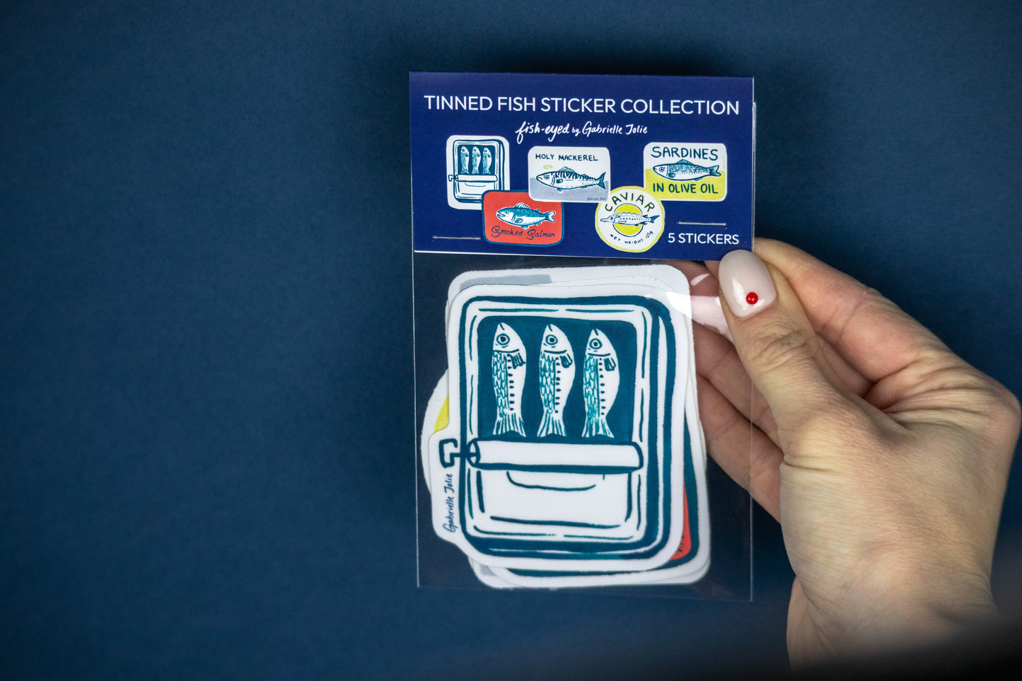 Tinned Fish Obession - Set of 5 Stickers