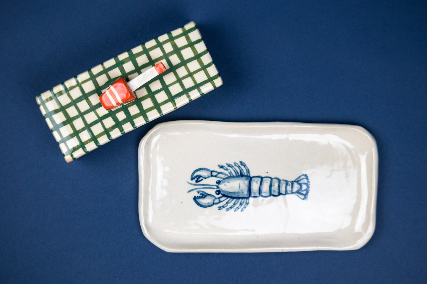 Lobster Trap Butter Dish