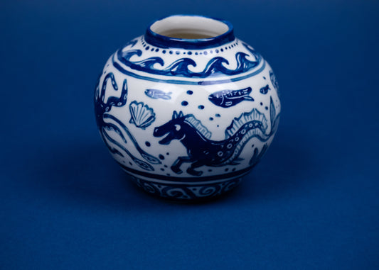 Sea Monster Vase