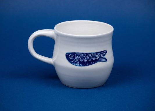 Blue Fish Mug