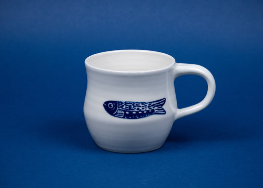 Blue Fish Mug