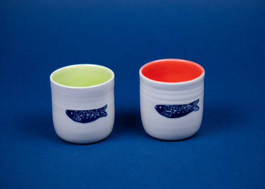 Ceramic Fishy Espresso Cup