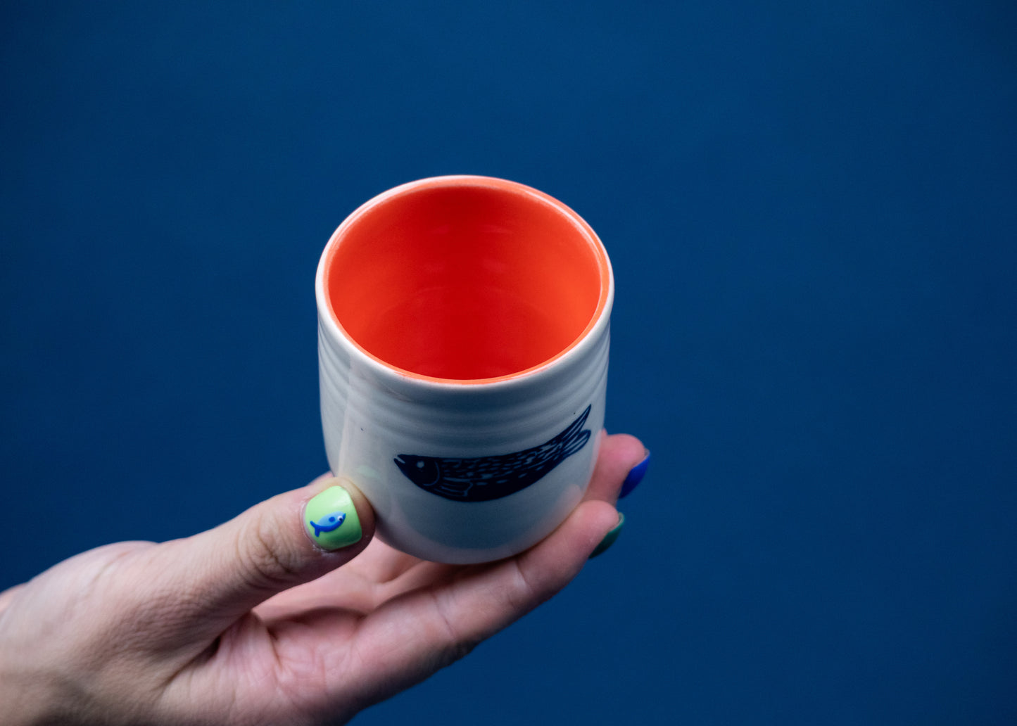 Ceramic Fishy Espresso Cup