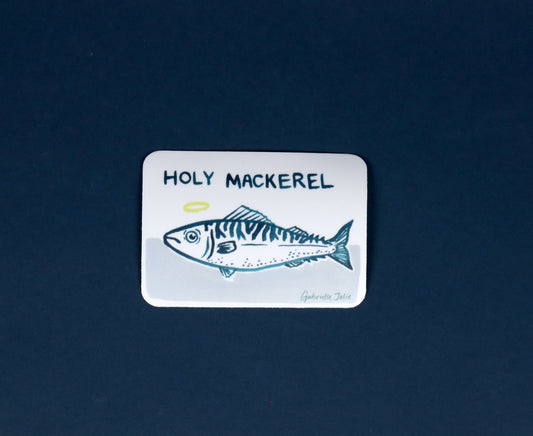 Holy Mackerel Sticker