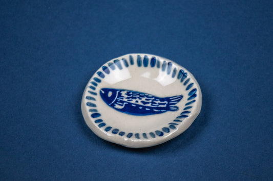 Mini Fish 2" with striped rim