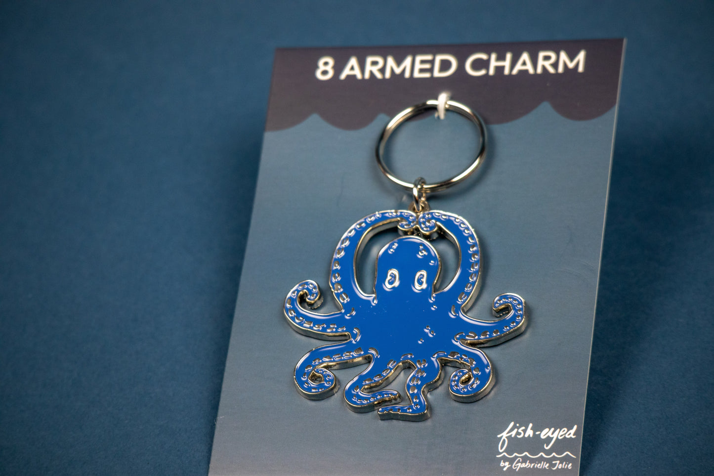 8 Armed Charm Octopus Keychain