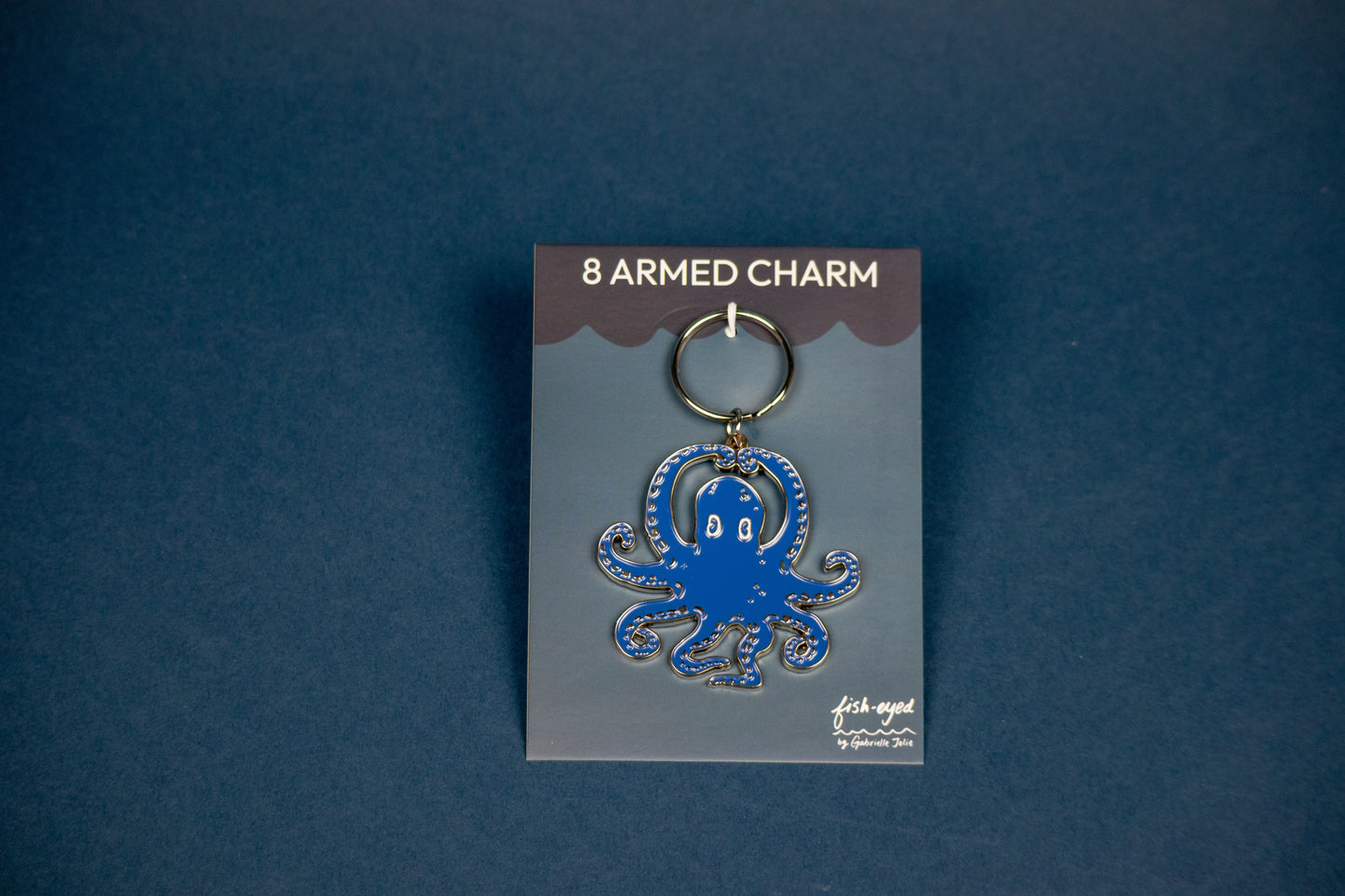 8 Armed Charm Octopus Keychain