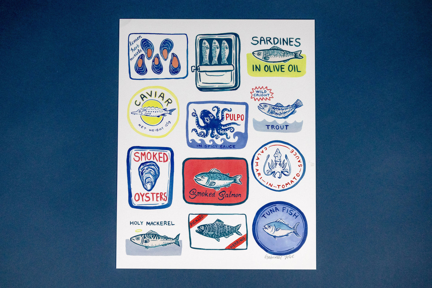 Tinned Fish Enthusiast Art Print