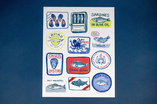 Tinned Fish Enthusiast Art Print