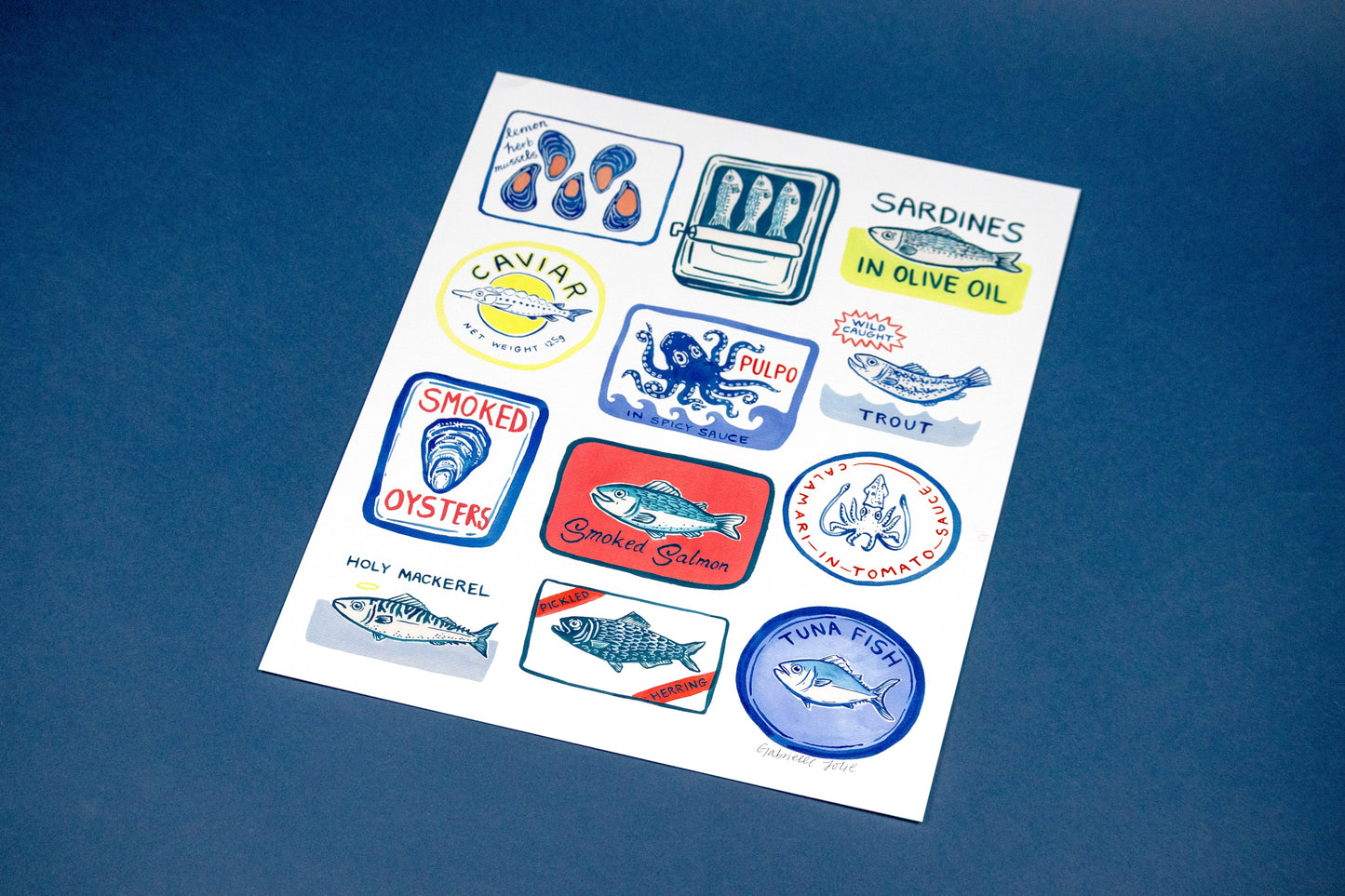 Tinned Fish Enthusiast Art Print