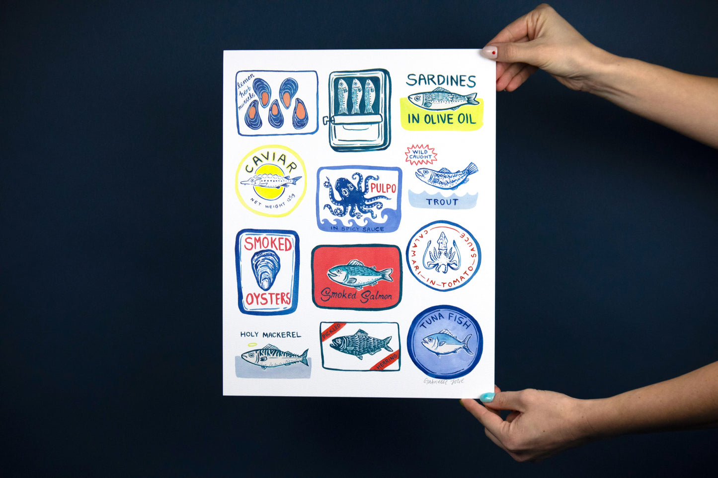 Tinned Fish Enthusiast Art Print