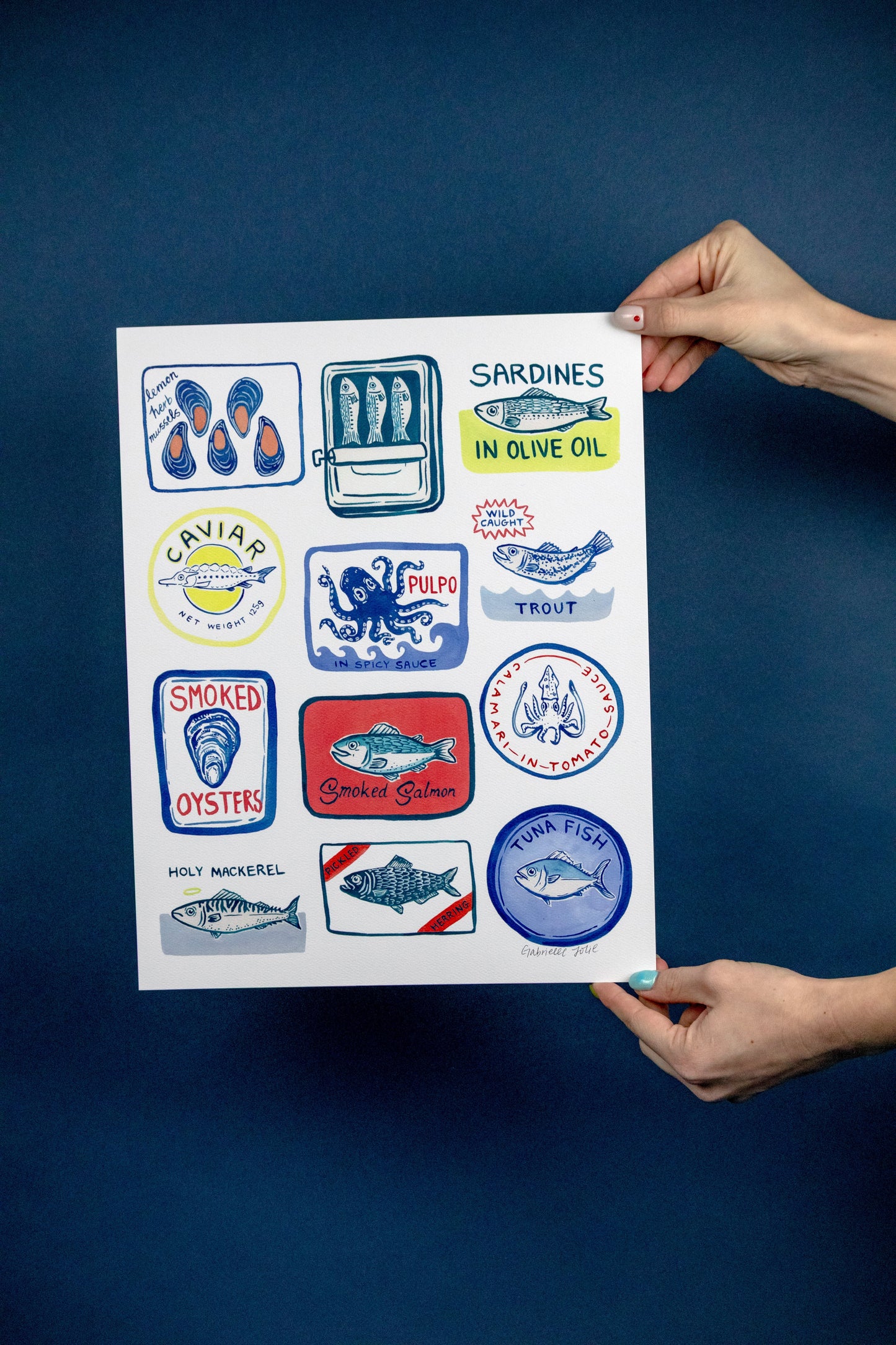 Tinned Fish Enthusiast Art Print