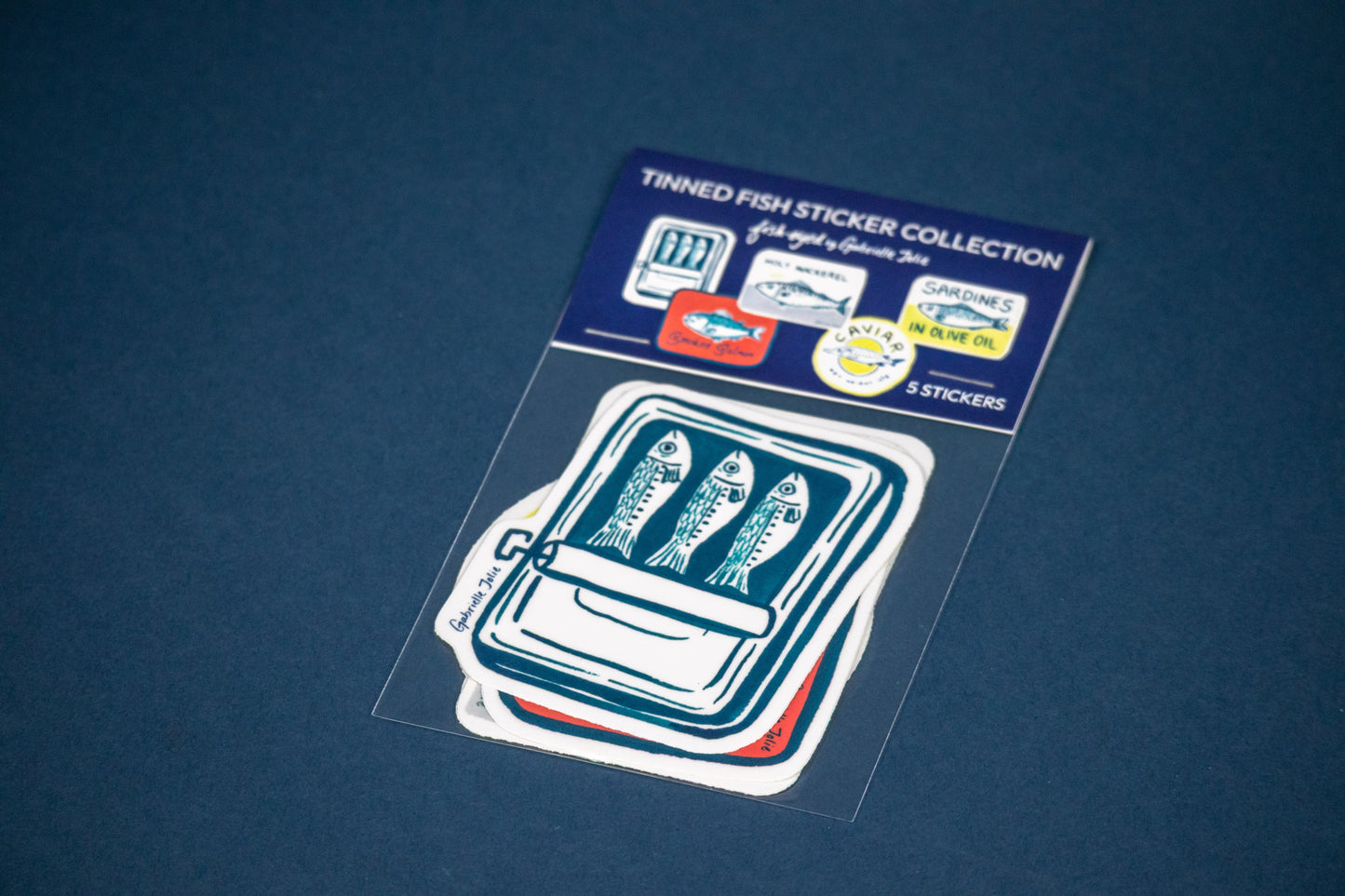 Tinned Fish Obession - Set of 5 Stickers