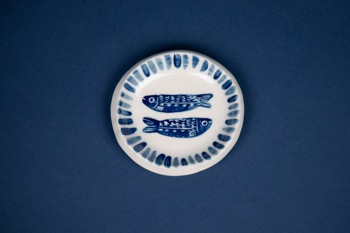 Fish Duo Striped Rim 3.5"