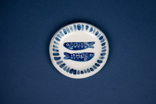 Fish Duo Striped Rim 3.5"