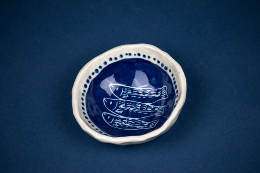 Blue Fish Trio Small Bowl