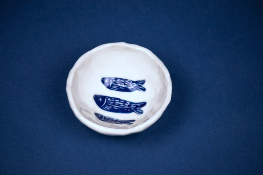 White Fish Trio Small Bowl