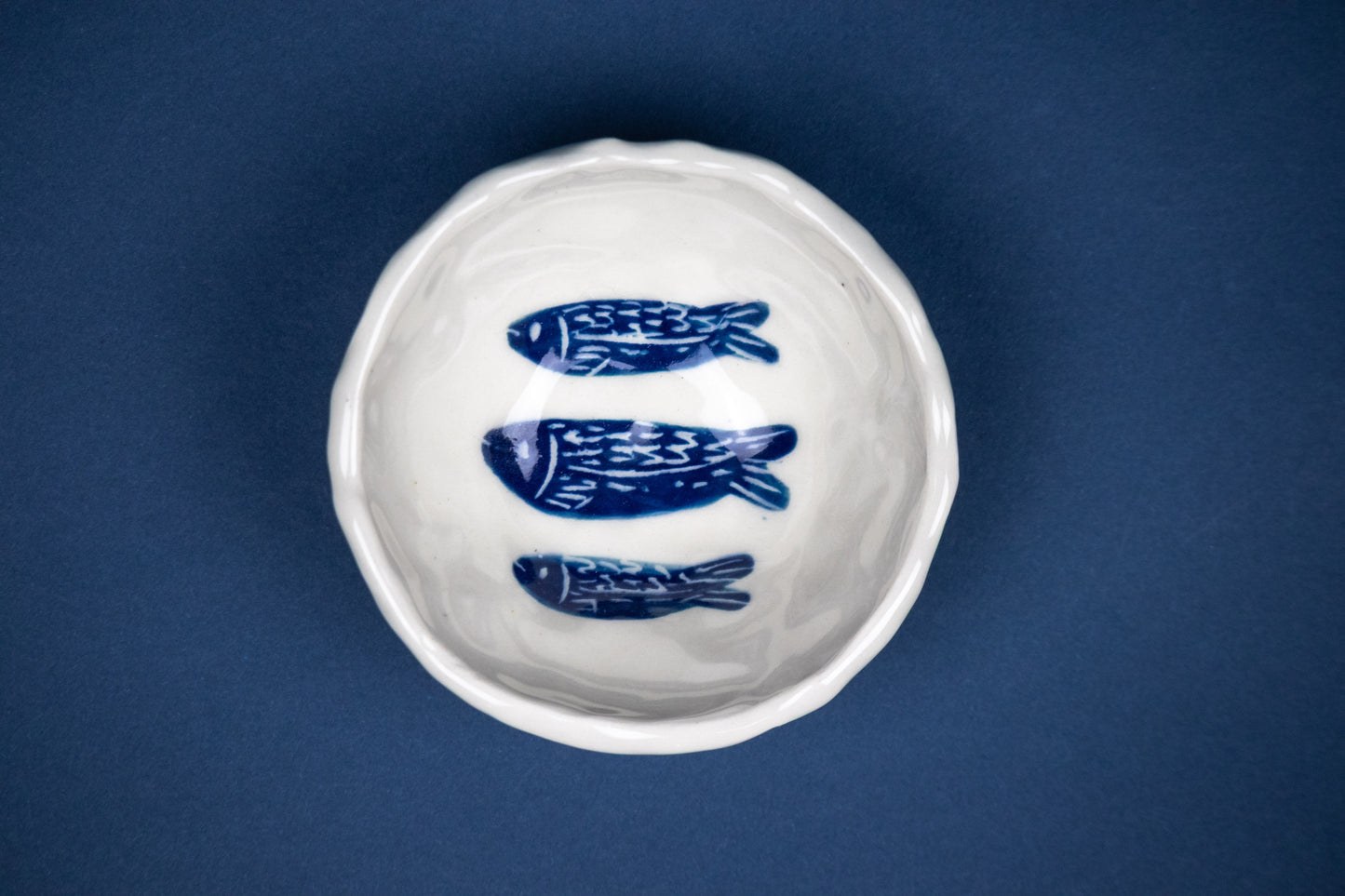 White Fish Trio Small Bowl