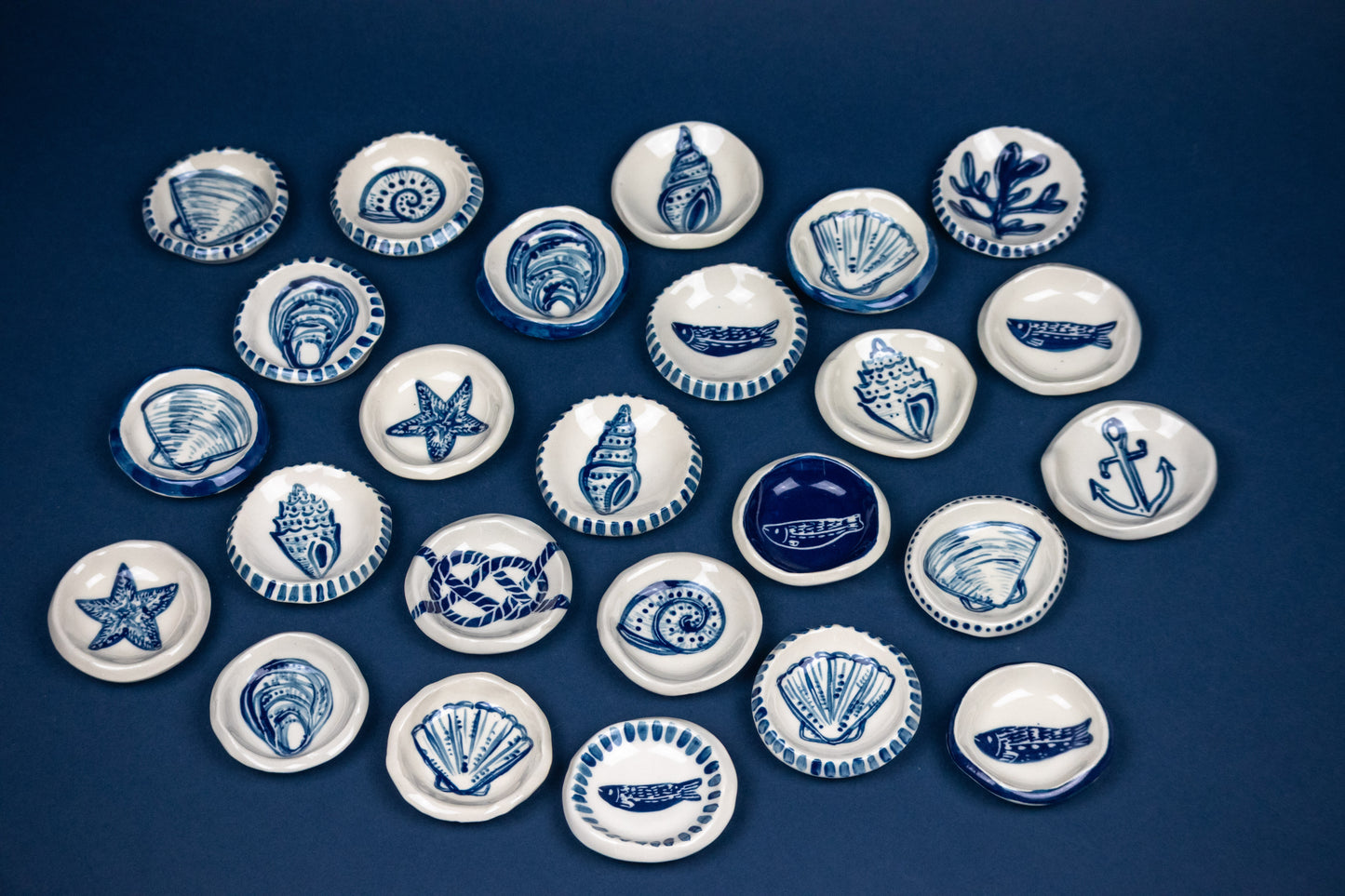 MYSTERY MINI 2" CIRCLE DISH - SEASHELLS